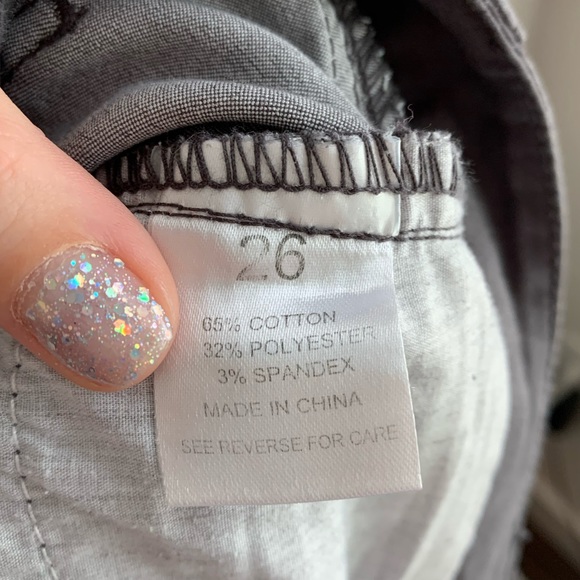 Scarlet Boulevard Dark Gray Skinny Jeans - Picture 4 of 7